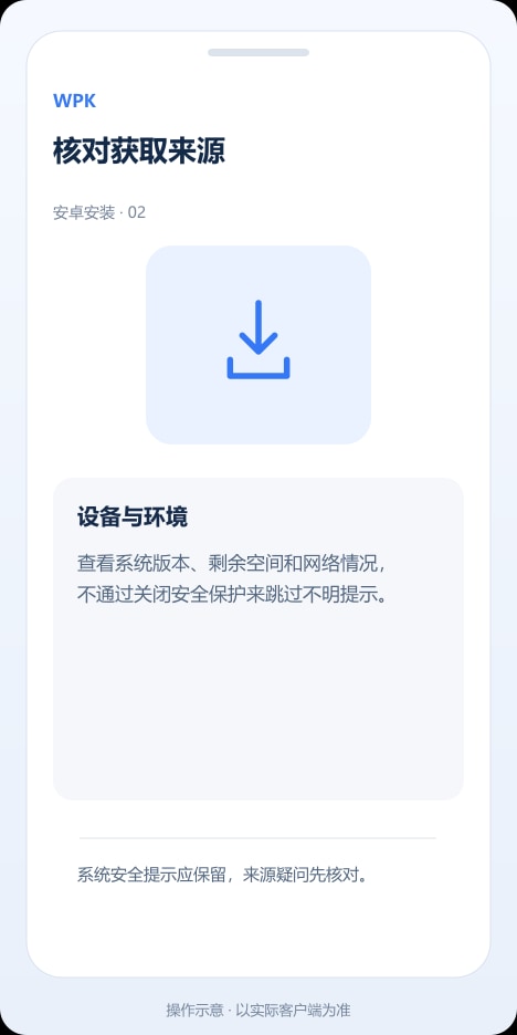 WPK 核对获取来源操作示意